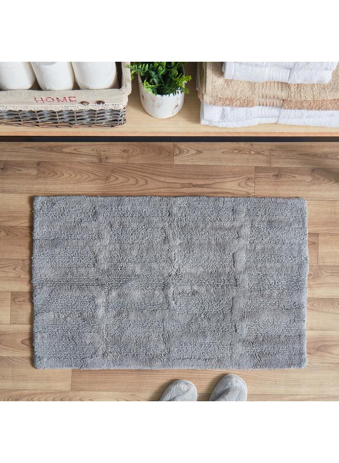 Patterned Cotton Bathmat 50X80 Cm - Image 1
