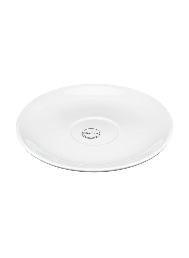 Shallow Bone China Hospitality Coffee Cup, White, 220ml, JX130-C001-01 - Image 4