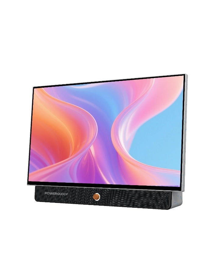 Powerology TouchVision Pro Portable Smart Touch Display 27-Inch FHD 1920×1080, Android 15, 6GB RAM, 128GB Storage, 27000mAh Battery, WiFi & Bluetooth, HDMI/USB-C - Image 1