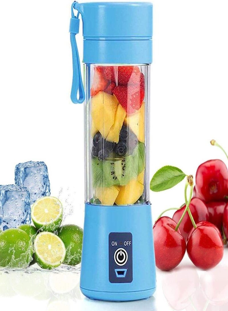 Biki Portable HIGH QUALITY,USB Handheld Rechargeable Juicer Cup, Blender With 6-Blades for Fruits and Vegetables - Image 2