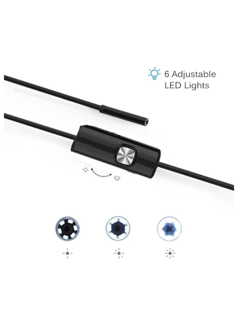 AROAQ - Snake Inspection Borescope,Type C Borescope,Scope Camera with Light, USB Endoscope, Type C Borescope, Scope Camera with 8 LED Lights for Android and IOS Smartphone, IPhone, IPad, Samsung - Image 1