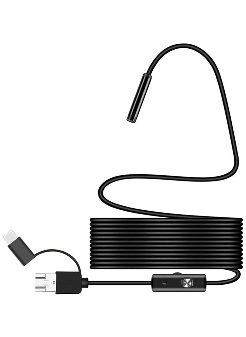 AROAQ - Snake Inspection Borescope,Type C Borescope,Scope Camera with Light, USB Endoscope, Type C Borescope, Scope Camera with 8 LED Lights for Android and IOS Smartphone, IPhone, IPad, Samsung - Image 1