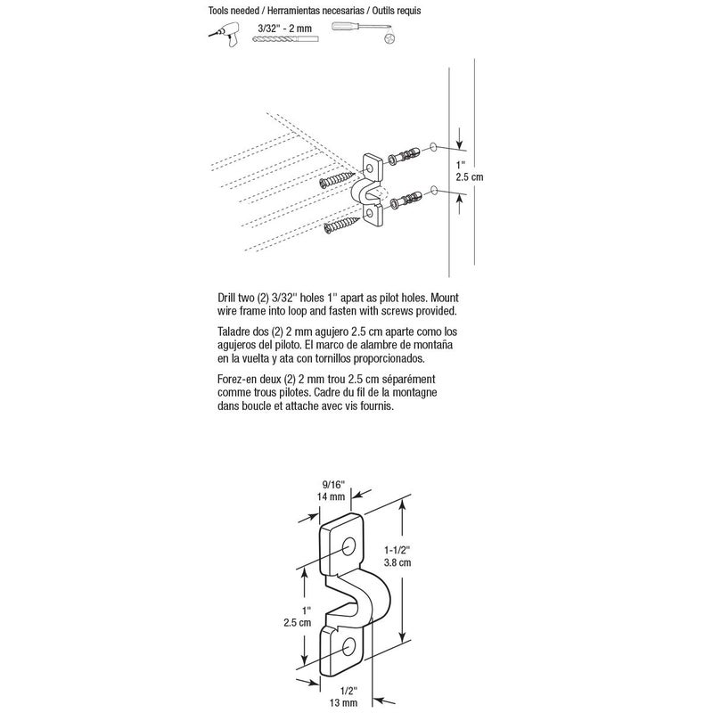 برايم-لاين مشبك حلقي Mp7018 من Prime-Line يناسب أرفف الأسلاك وهيكل بلاستيكي أبيض (12 قطعة) - Image 3