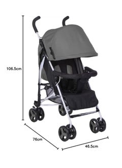 Bumble & Bird Light Baby Travel Stroller - Grey  - Image 2