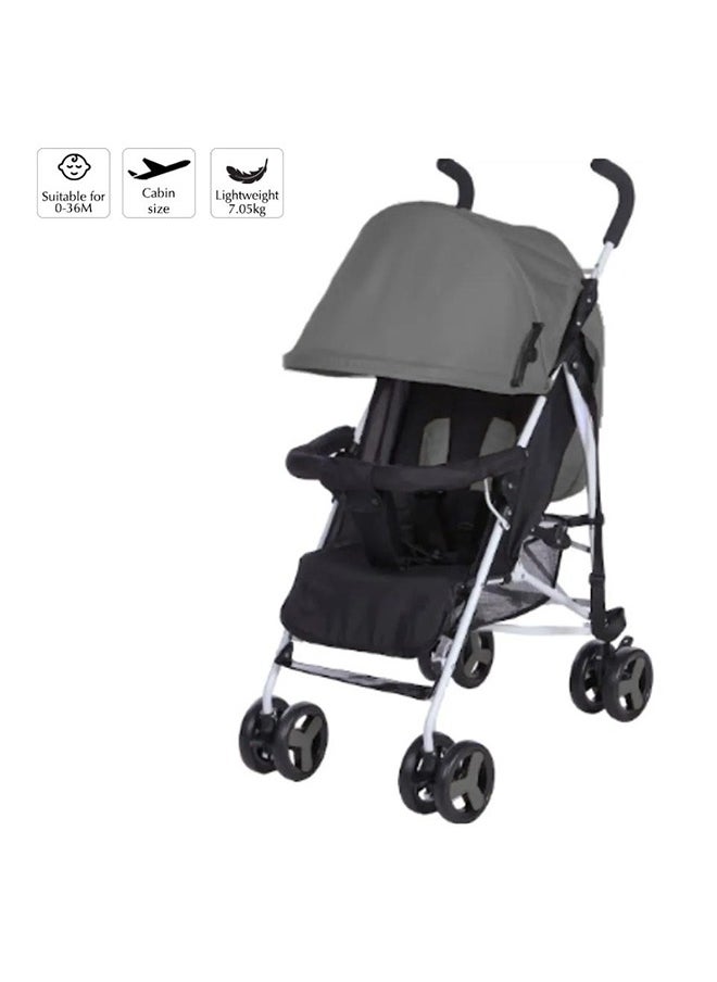 Bumble & Bird Light Baby Travel Stroller - Grey  - Image 3