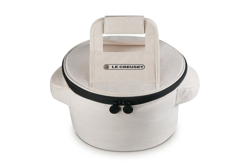 Le Creuset Le Creuset Round Dutch Oven Tote Bag 15 in Ecru 