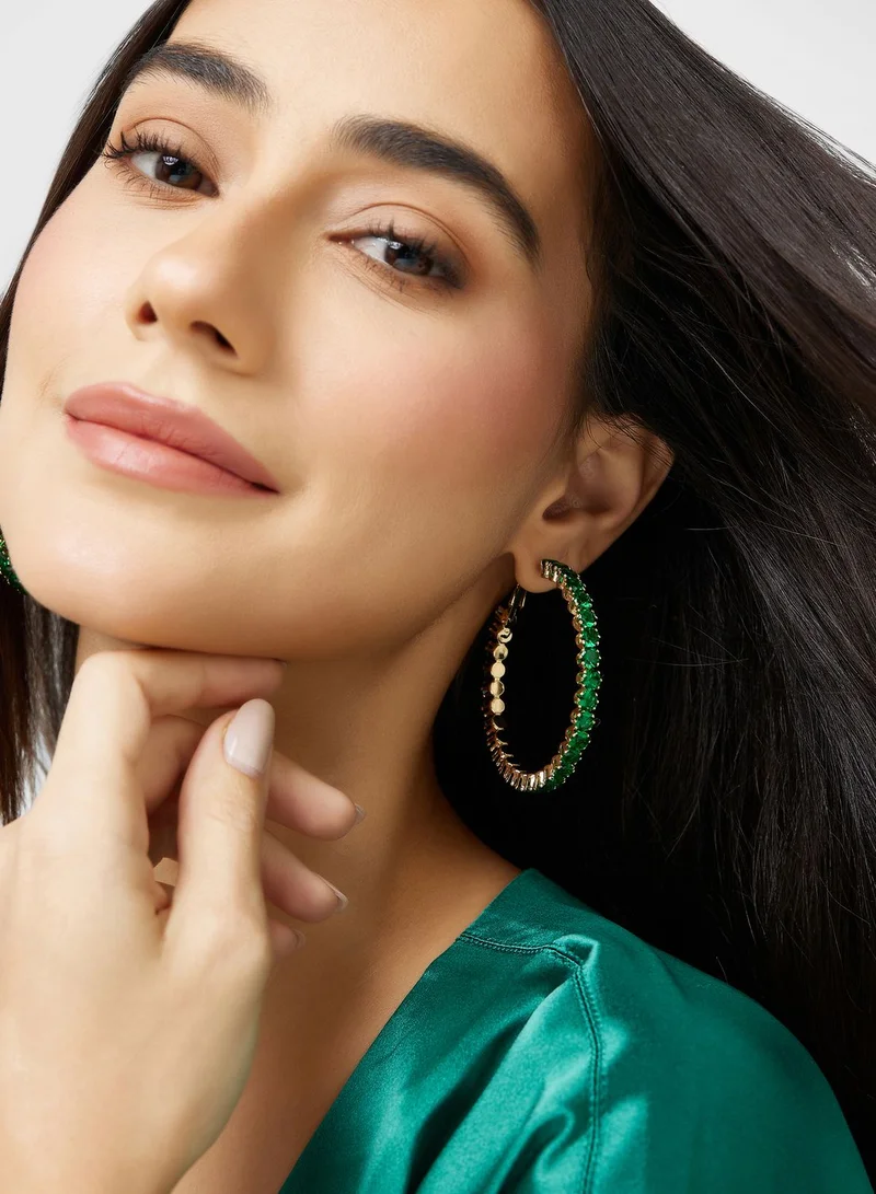 Ella Limited Edition Rhinestone Hoop Earrings