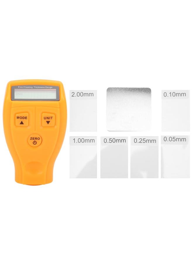 Thoraya Professional Coating Thickness Gauge Car Automotive Paint Coating Thickness Tester GM200Yellow  - Image 4