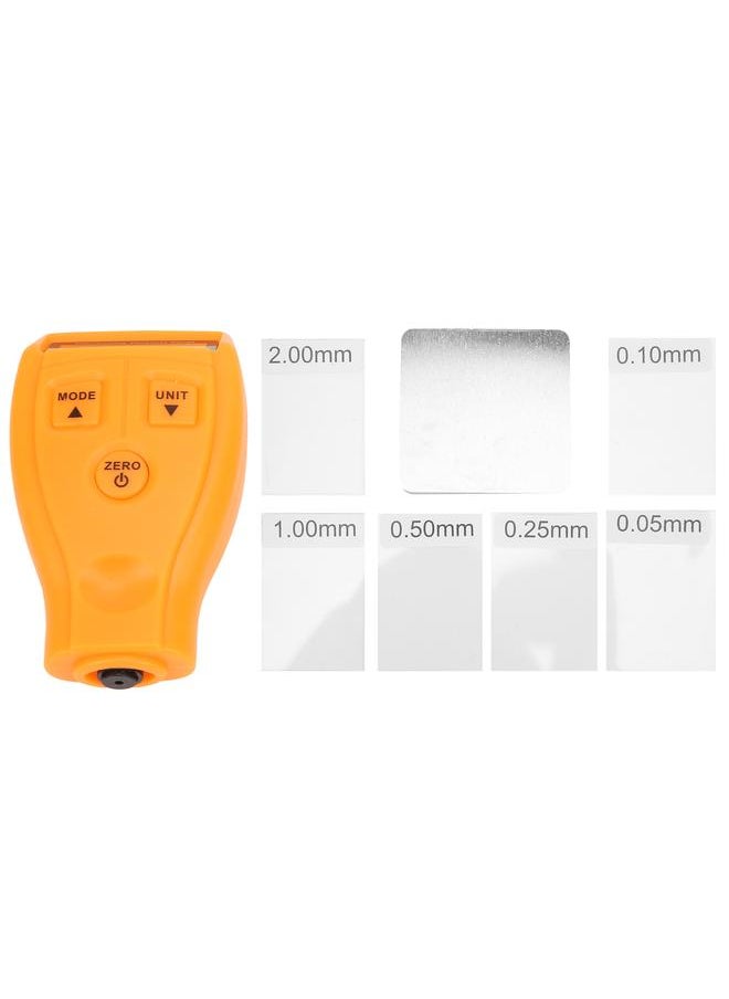 Thoraya Professional Coating Thickness Gauge Car Automotive Paint Coating Thickness Tester GM200Yellow  - Image 1