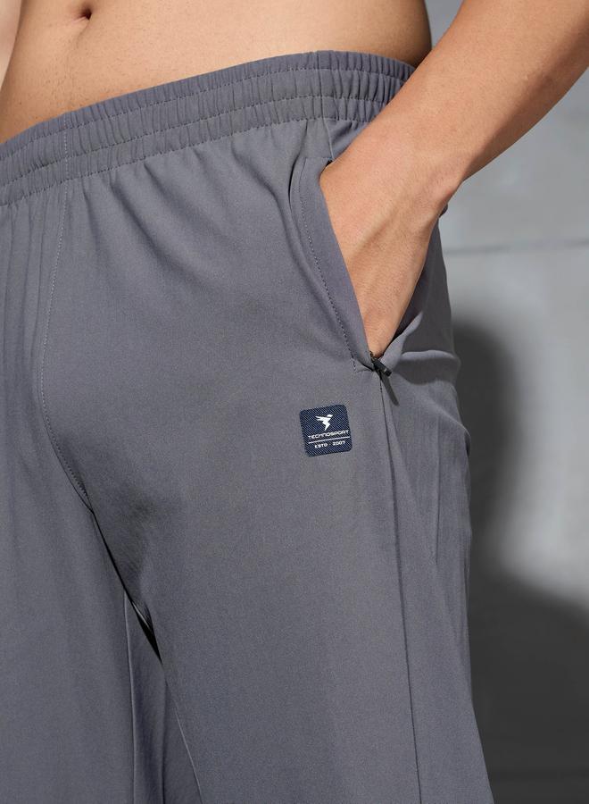 Technosport Men Grey Straight Fit Track Pants - Image 5