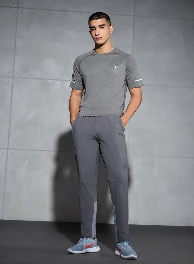 Technosport Technosport Men Grey Straight Fit Track Pants