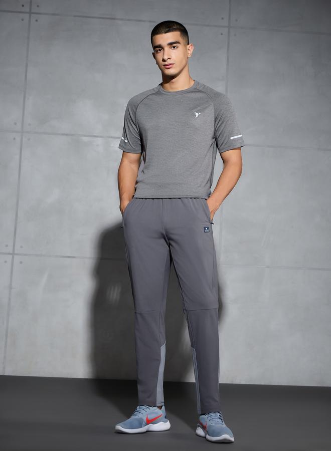 Technosport Men Grey Straight Fit Track Pants - Image 2