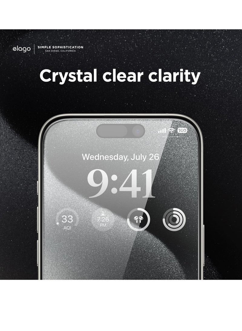 إلترازون واقي شاشة من الزجاج المقوى للخصوصية لهاتف iPhone 15 Pro MAX (2023) - [28 درجة 1 عبوة] - Image 5