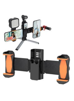 KASTWAVE Dual Phone Holder for DJI Osmo Pocket 3 Cellphone Mount Phone Clip Clamp Tripod Adapter Camera Expansion Accessories  - Image 1
