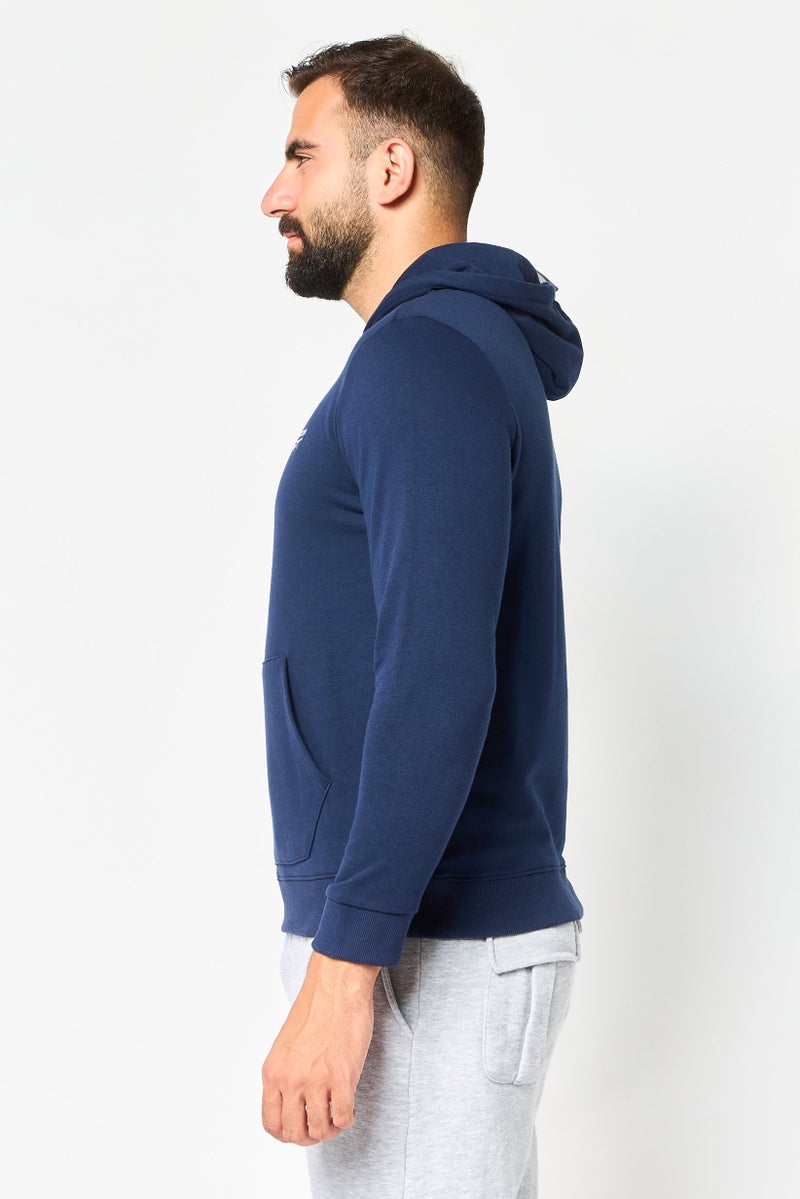 Reebok Men Sportswear Fit Long Sleeve Training Hoodies, Navy - Image 3