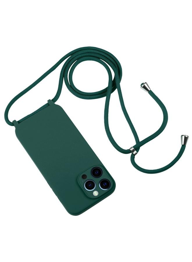 Zaboon Case For iPhone 12 Pro Max Crossbody Lanyard Liquid Silicone Case - Image 2