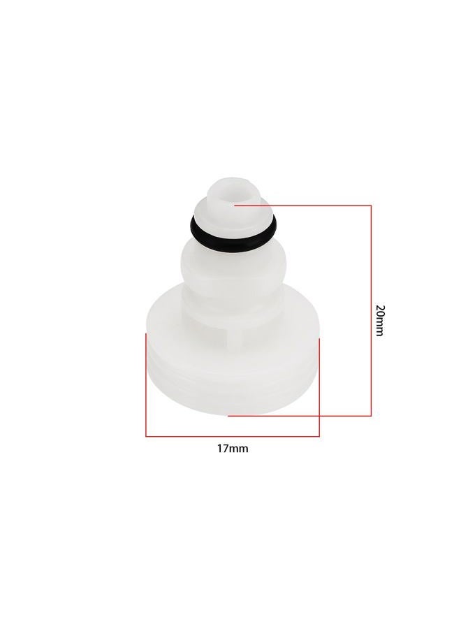 ECSiNG 2pcs High Pressure Cleaning Replacement Nozzle High Pressure Cleaning Equipment Plastic Nozzle Compatible with Karcher K6 K7 PS20, White - Image 4