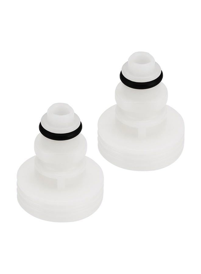 ECSiNG 2pcs High Pressure Cleaning Replacement Nozzle High Pressure Cleaning Equipment Plastic Nozzle Compatible with Karcher K6 K7 PS20, White - Image 1