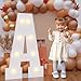 Bugame 3FT Light Up Letters Quick 7Min Setup No Edge Assembly Needed Lightweight Foam Board Marquee Letters for Birthday Wedding Baby Shower Backdrop Decor Letter A - Image 3