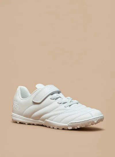 Kappa Boys' Stitch Detail Football Shoes with Hook and Loop Closure