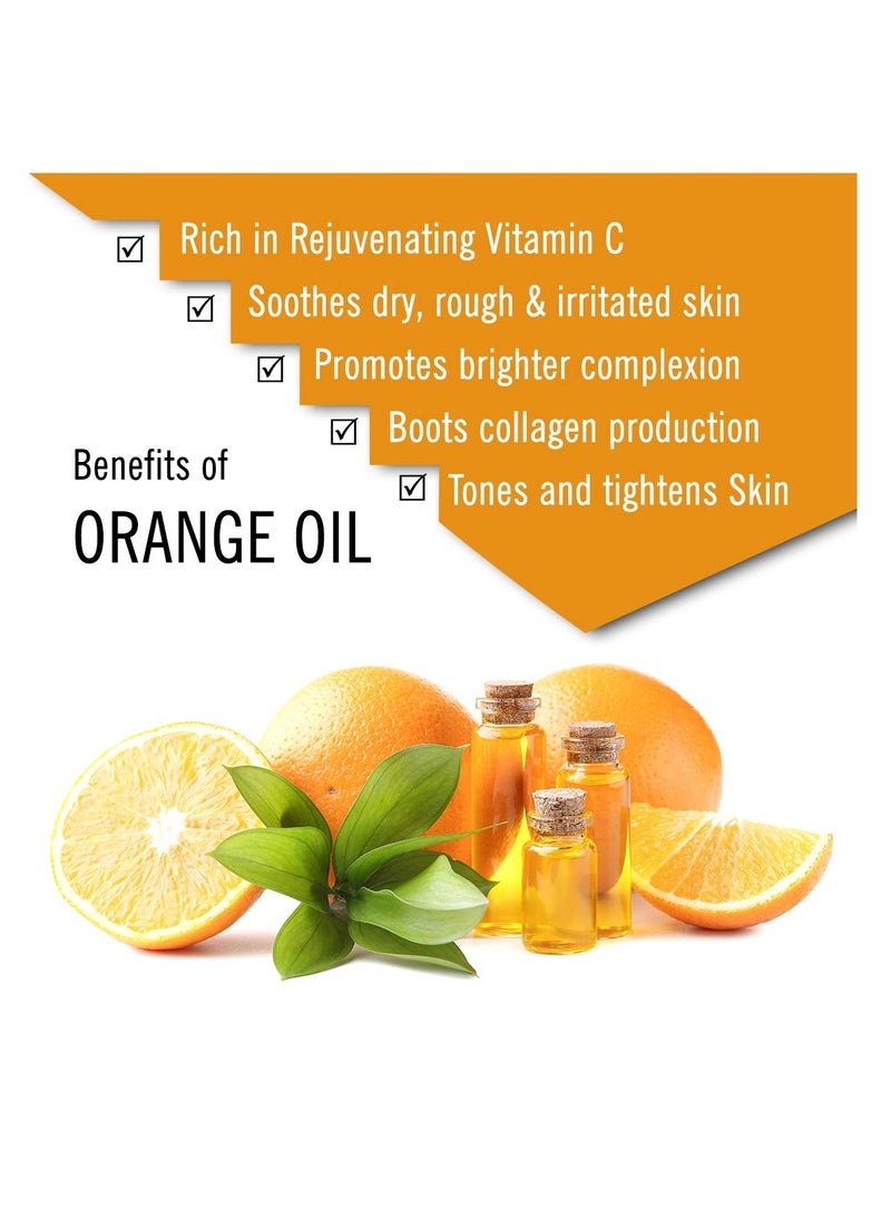Keya Seth Keya Seth Orange Body Oil Skin Lightening Rejuvenating Non Sticky for Daily Use After Bath Massage Oil Enriched with Orange Vitamin C  200ml  - Image 2