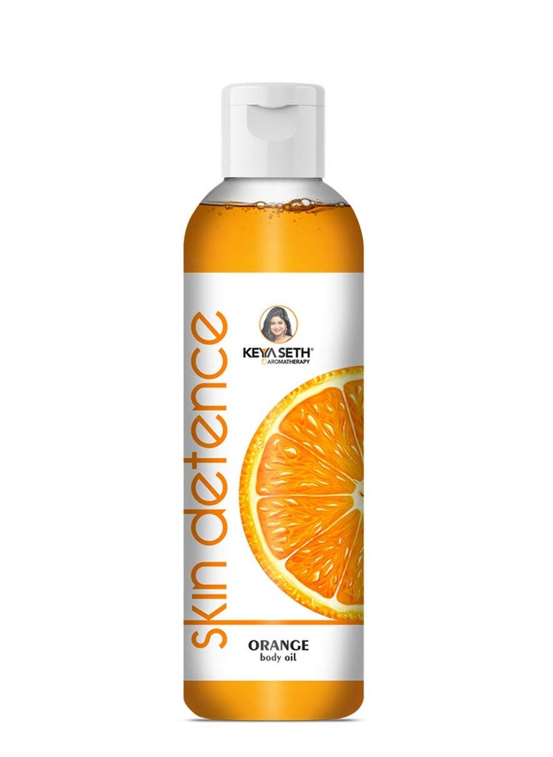 Keya Seth Keya Seth Orange Body Oil Skin Lightening Rejuvenating Non Sticky for Daily Use After Bath Massage Oil Enriched with Orange Vitamin C  200ml  - Image 1