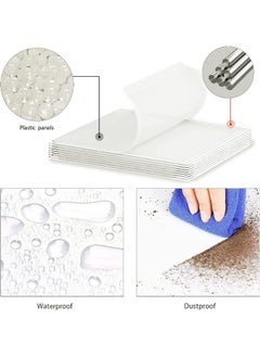 Generic SUPAAR Cube Storage Organizer Cabinet Closet Storage Shelves Plastic Storage Shelving for Bedroom, Living Room, Office (5 cube white)  - Image 4