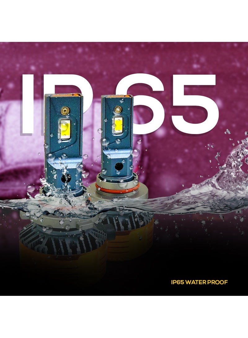 توبيز توبي الجديد M8 Pro-9005 الذي يحتوي على درجة حرارة لون 4300K ​​110W زوج LED لمبات المصباح الأمامي 11000 لومن شديد السطوع الأفضل للقيادة الطويلة - Image 3