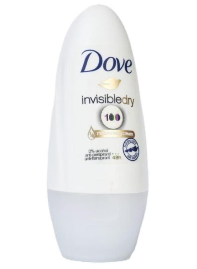 دوف قطعتين دوف مزيل عرق انفيزبل دراي رول أون 50 مل - Image 2