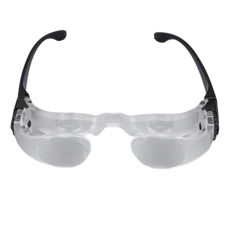 Binocular Glasses Magnifier Fishing Glasses 4X with 3 Color Polarized Clip Filter Comfort Nose Pad Adjustable Telescope Glasses for Concert - Image 4