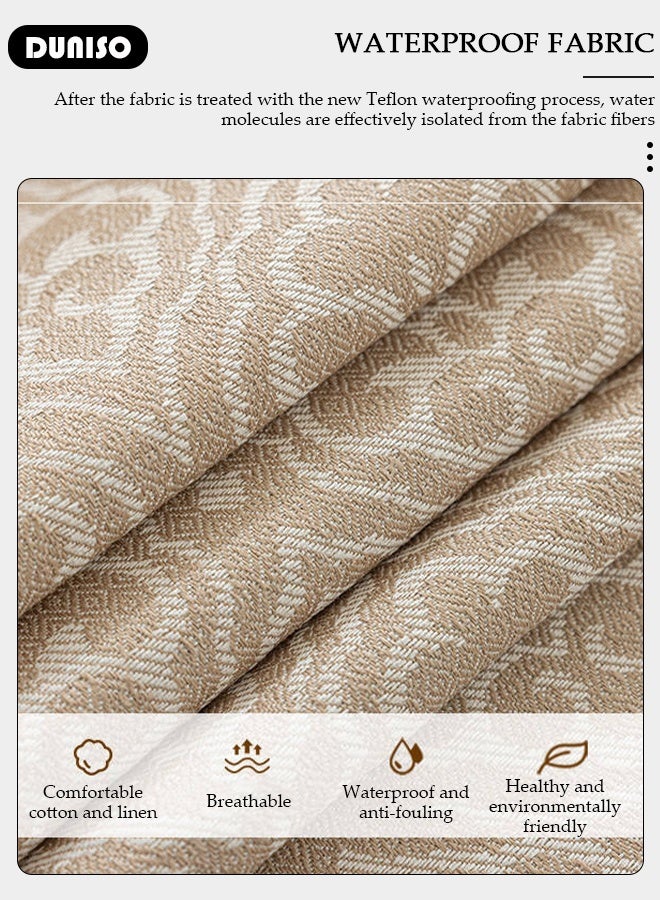 DUNISO Table Runner with Tassels, Luxury Decorative Dresser Runner, Nordic style Table Runner Cloth, Waterproof Reusable  Dining Table Runner, Table Decor for Home, Wedding and Party , 13.7×70.8 inch - Image 4