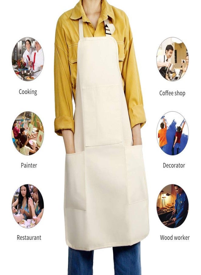 FreeNFond Kids Apron Adjustable Child Apron with 4 Pockets for Baking Painting - Image 5