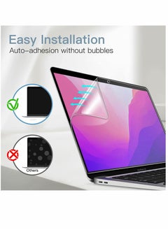 Generic Screen Protector for MacBook Pro 13 Inch (2016 2022 M1 M2)  MacBook Air 13 Inch (2018 2020 M1) Anti Glare Film Matte Anti Fingerprint 4 Pack  - Image 3