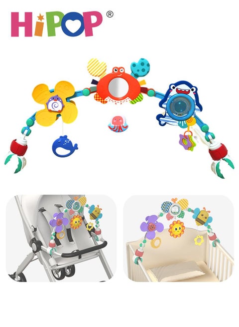Universal Baby Rattle Toys,Suitable for Strollers,Car Seats,Cribs and Other Scenes,Comfort Pendant Crib Bell Baby Toy