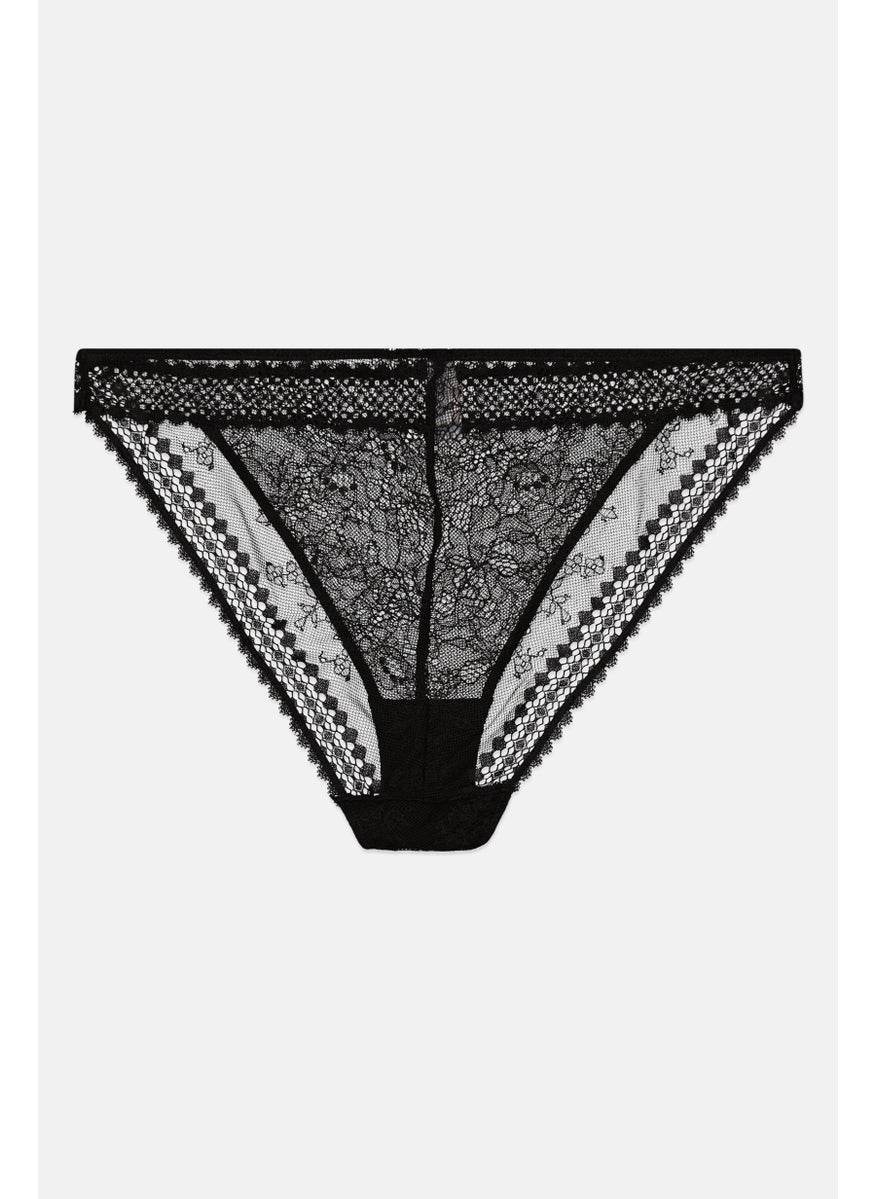 Etam Women Lace Pull On Panties Black  - Image 2