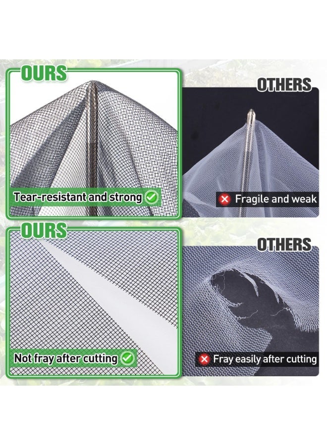 Relex Stronger Garden Mesh Netting, 10 x 20 ft Garden Mesh Net Barrier, Heavy Duty Garden Mosquito Nano Netting for Bird Net Barrier, Mosquito Netting Screen for Animals Plants Vegetables Against Insects - Image 3