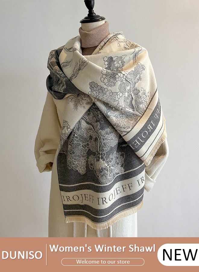 DUNISO Women's Scarves Air-Conditioned Room Shawls Neck Protectors Coat Windbreakers Cardigan Windbreakers Office Warmth Neck Protectors Scarves - Image 1