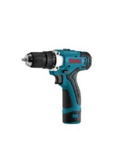 Generic Cordless drill kit with 168V power and 10mm chuck size in blue and black colors ideal for wall drilling and screw driving powerful wireless drill with rechargeable battery variable speed LED lighting and adjustable settings for multiple home uses perfect for maintenance home improvement electric drill cordless drill portable drill rechargeable drill electric drill cordless multifunction drill driver  - Image 1
