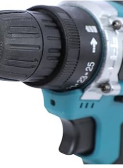 Generic Cordless drill kit with 168V power and 10mm chuck size in blue and black colors ideal for wall drilling and screw driving powerful wireless drill with rechargeable battery variable speed LED lighting and adjustable settings for multiple home uses perfect for maintenance home improvement electric drill cordless drill portable drill rechargeable drill electric drill cordless multifunction drill driver  - Image 2
