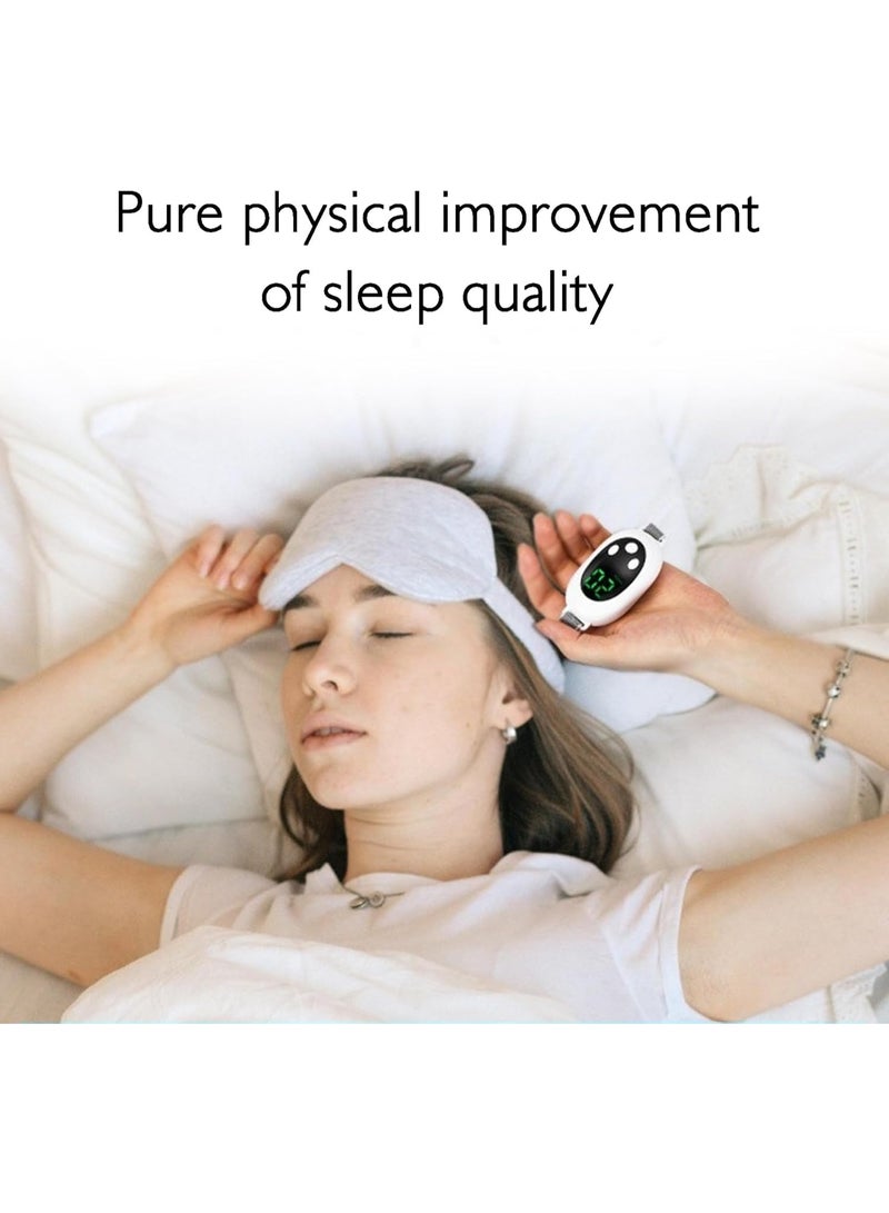 SYOSI جهاز استرخاء النوم المحمول، مساعدة محمولة لتخفيف الأرق والقلق، آلة نوم مدمجة لتحسين النوم والمزاج والتركيز، خفيف الوزن وصديق للسفر - Image 2