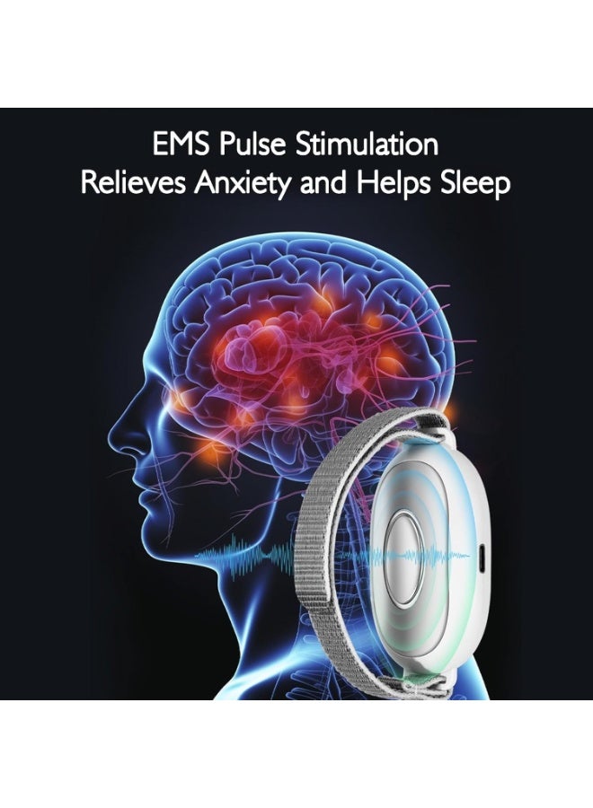 SYOSI جهاز استرخاء النوم المحمول، مساعدة محمولة لتخفيف الأرق والقلق، آلة نوم مدمجة لتحسين النوم والمزاج والتركيز، خفيف الوزن وصديق للسفر - Image 3