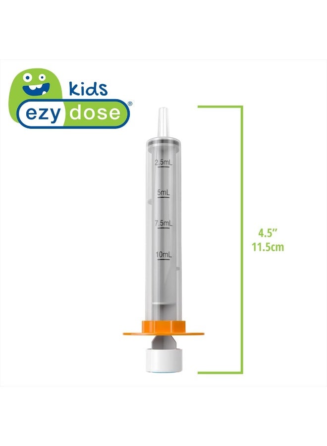 EZY DOSE Kids Baby Oral Syringe & Dispenser, True Easy Design for Liquid Medicine,Tylenol, Motrin, Easy to Administer, Accurate Dosing,10 mL/2 TSP Color Coded, BPA Free - Image 2