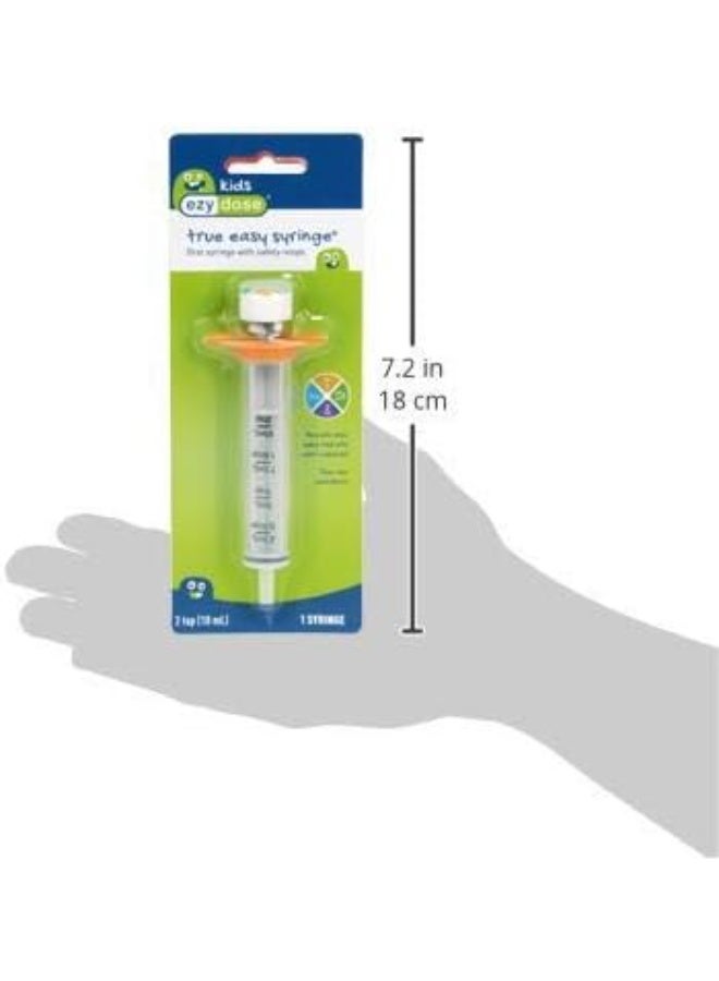 EZY DOSE Kids Baby Oral Syringe & Dispenser, True Easy Design for Liquid Medicine,Tylenol, Motrin, Easy to Administer, Accurate Dosing,10 mL/2 TSP Color Coded, BPA Free - Image 4