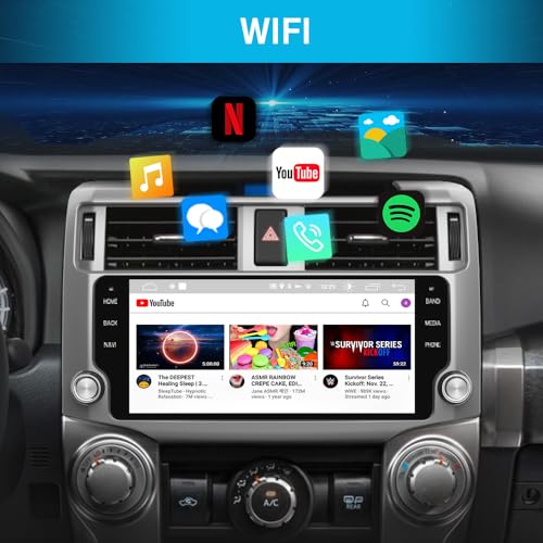 j Junsun Car Radio Stereo Android 13 for Toyota 4runner 2010-2022 Head Unit with Android Auto CarPlay - Image 4