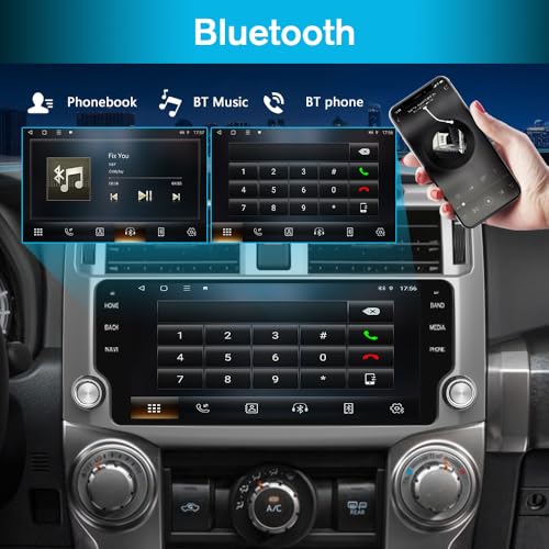 j Junsun Car Radio Stereo Android 13 for Toyota 4runner 2010-2022 Head Unit with Android Auto CarPlay - Image 5
