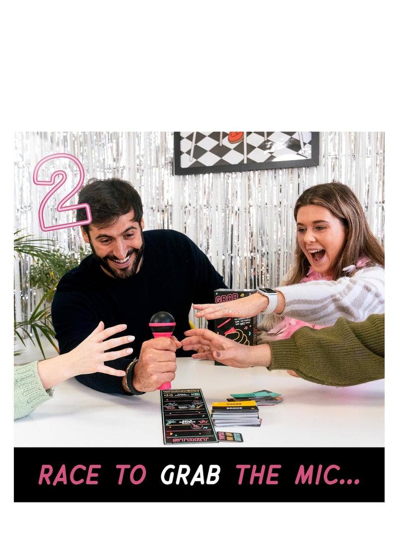 VIRUS GUARD - Lucky Egg Exciting Grab The Mic - The Family Karaoke Game 8+ Year Olds, 2-10 Players - Board Game for Bad Singers - 250 Lyric Cards for Fun Hilarious Games Night, Birthday Party, Kids Gift - Image 1
