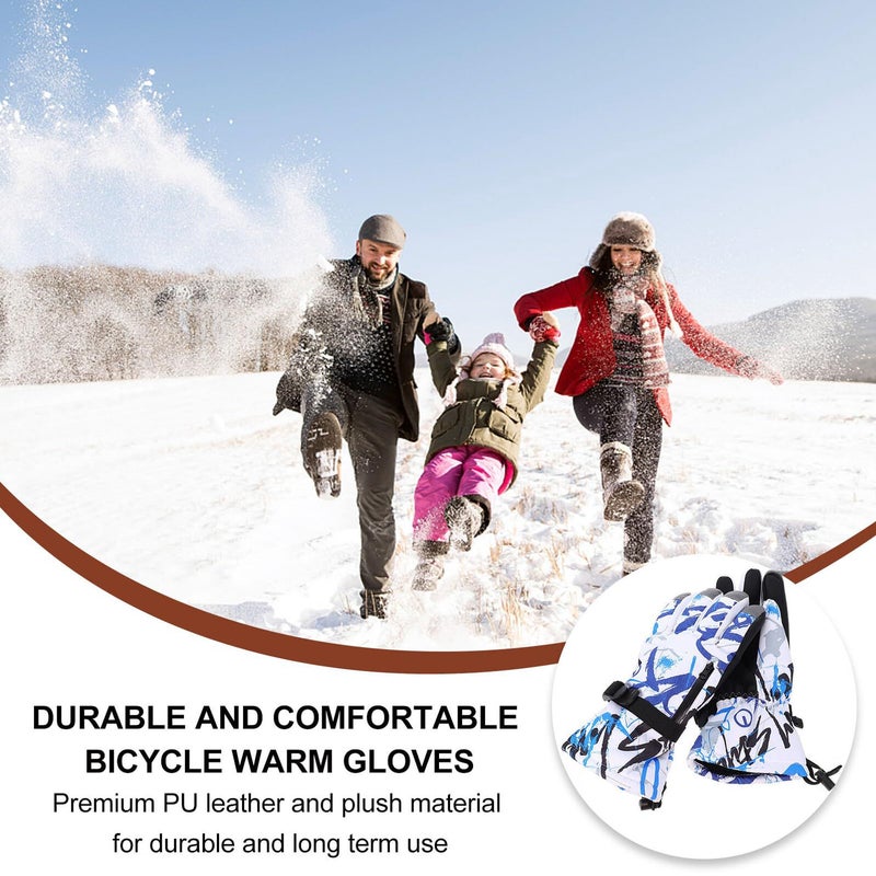 Thickened Touchscreen Ski Gloves Adjustable Wrist Strap Anti Skid Lightweight Comfortable Warm Winter Outdoor Sports Gear For Men Women - Image 5