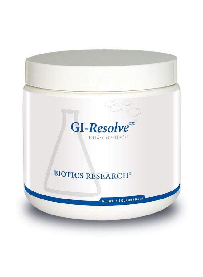 بيوتيكس ريسيرش مسحوق Biotics Research GI Resolve Optimal Gastrointestinal Support الرائع المذاق، خالٍ من النكهات المضافة والألوان واللثة أو المواد المسببة للحساسية الشائعة. يدعم بطانة الأمعاء ويعالجها، LGlutamine، 6.7 أونصة - Image 1