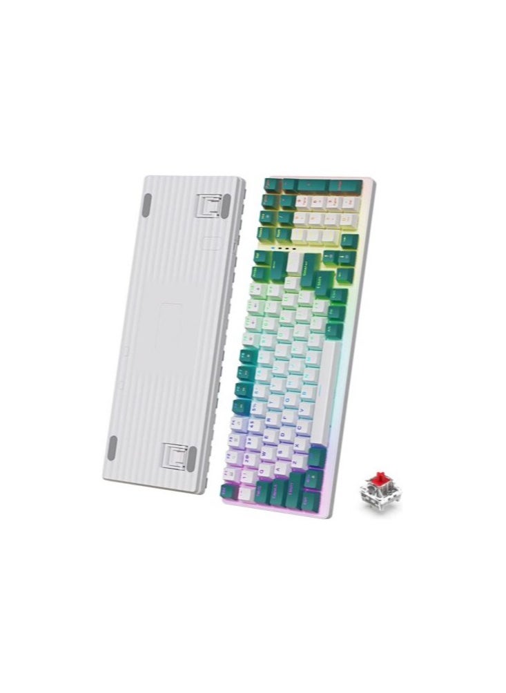 HXSJ - HXSJ K3 MECHANICAL KEYBOARD 100-KEY GAME CUSTOMIZED HOT-SWAPPABLE AXIS GAME COMPUTER KEYBOARD SUITABLE FOR SPOT - Image 1