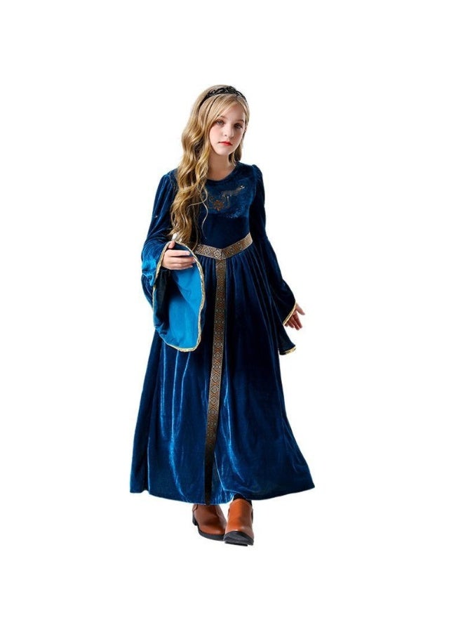 فستان رينيه مخصص للفتيات - ز dressesة أميرة من العصور الوسطى - زي رينيه للأطفال - فستان مهرجان هالوين - Image 1